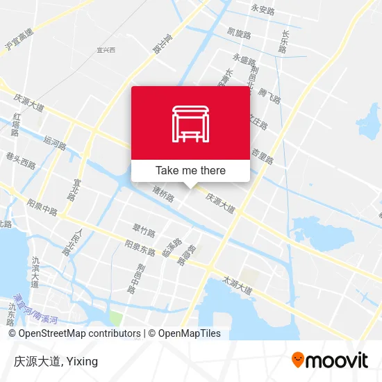 庆源大道 map