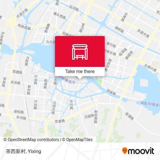 茶西新村 map