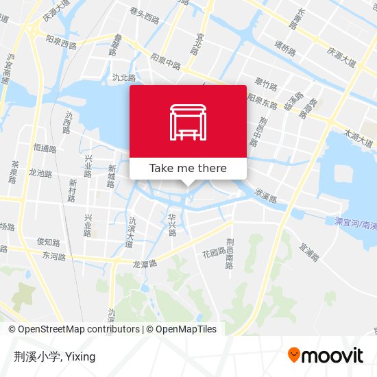 荆溪小学 map