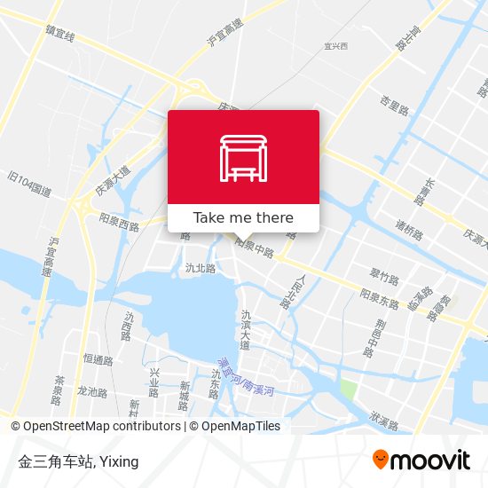 金三角车站 map