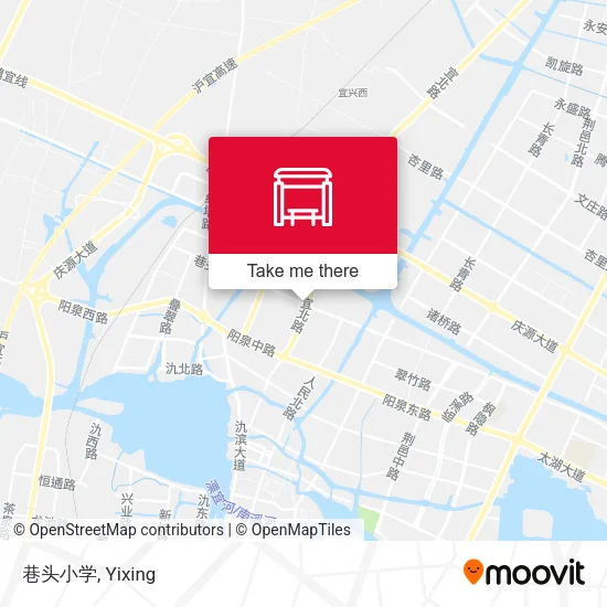 巷头小学 map