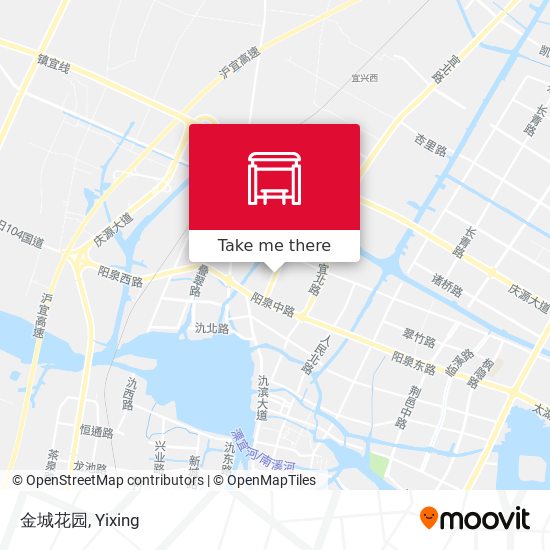 金城花园 map