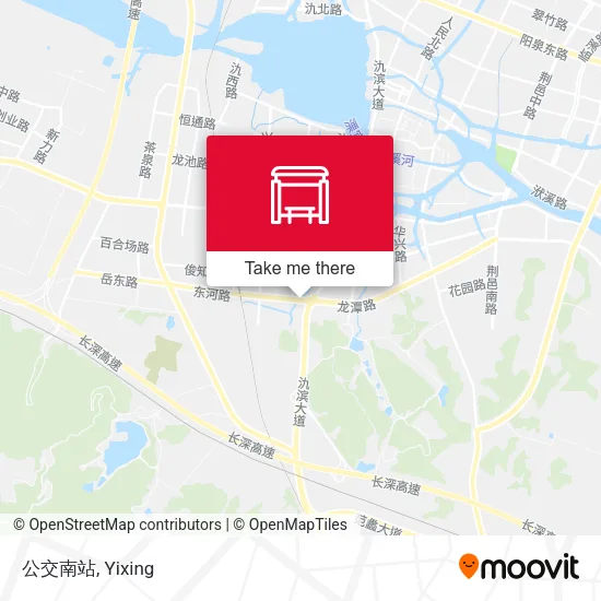 公交南站 map