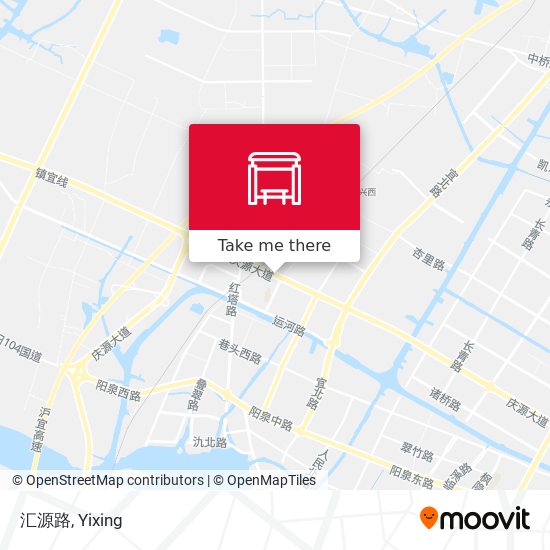 汇源路 map