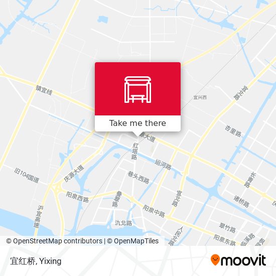 宜红桥 map
