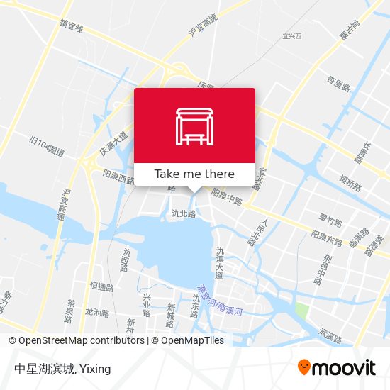 中星湖滨城 map