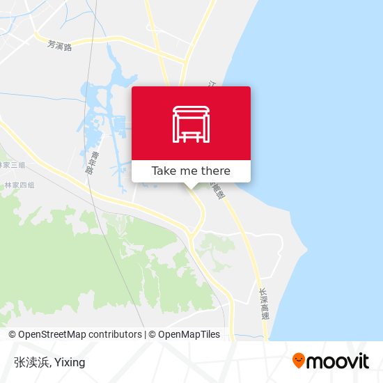 张渎浜 map