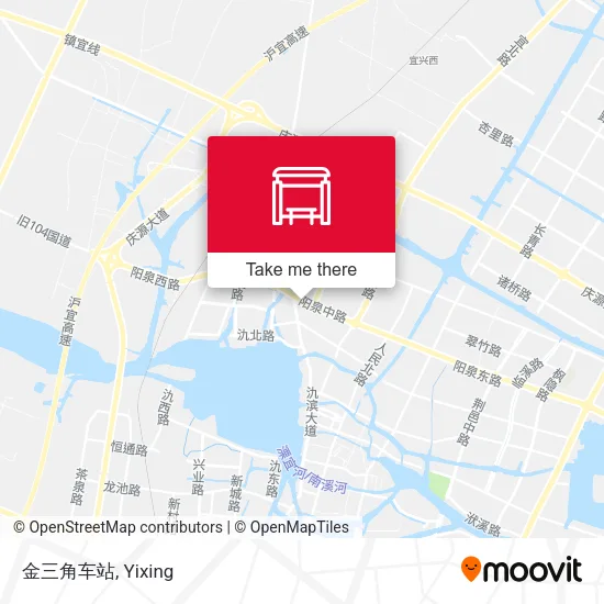 金三角车站 map