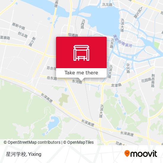 星河学校 map