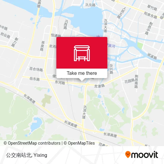 公交南站北 map