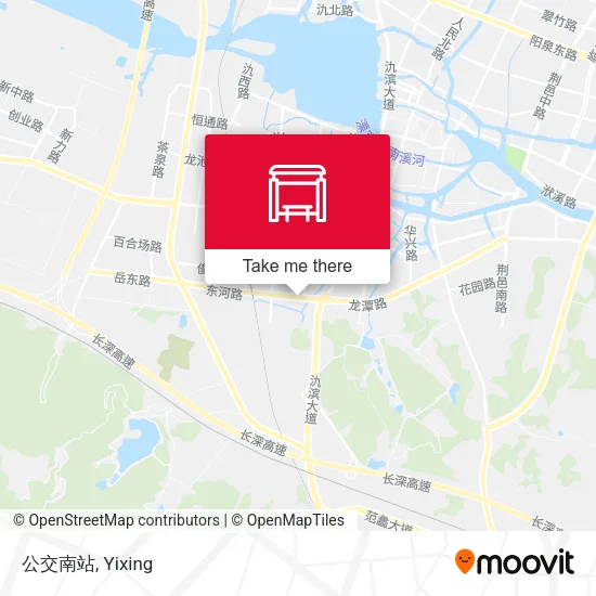 公交南站 map