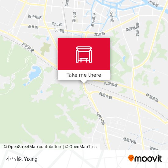 小马岭 map