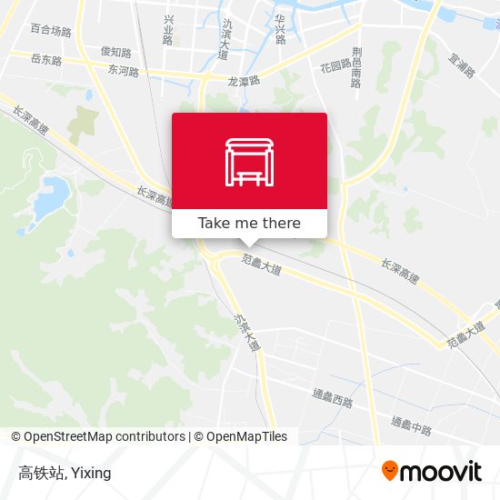 高铁站 map