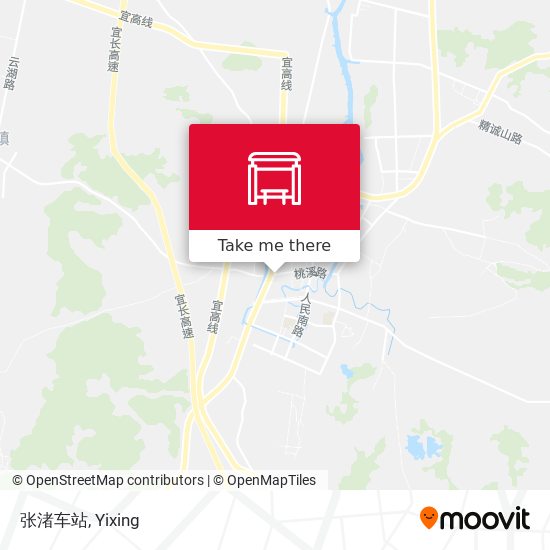 张渚车站 map
