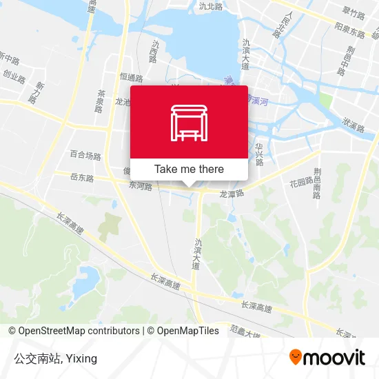 公交南站 map