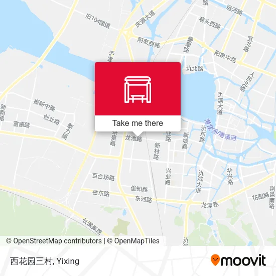 西花园三村 map