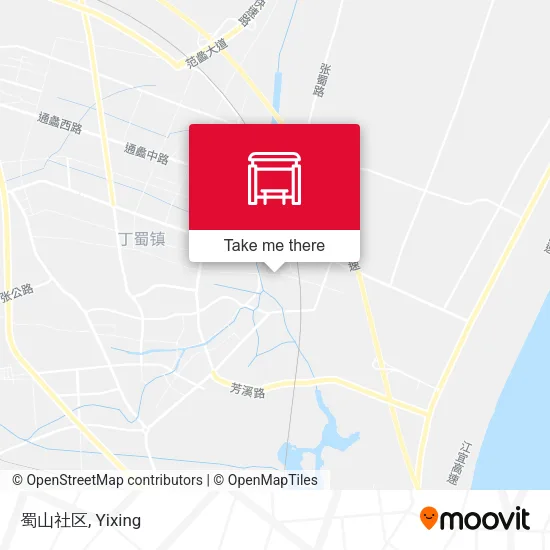 蜀山社区 map