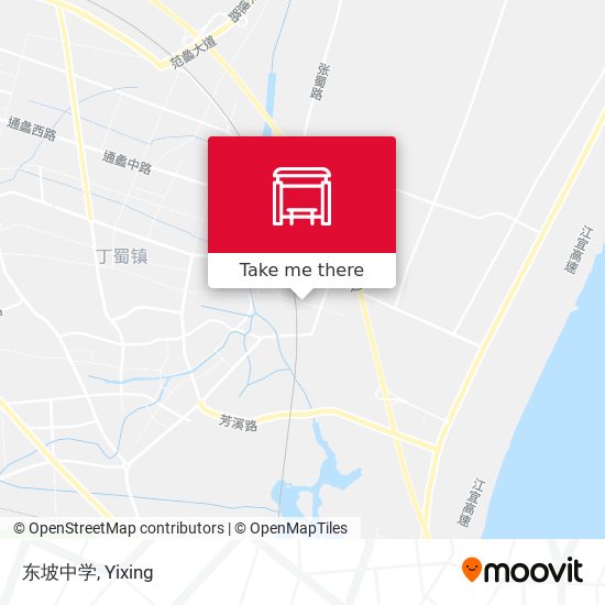 东坡中学 map