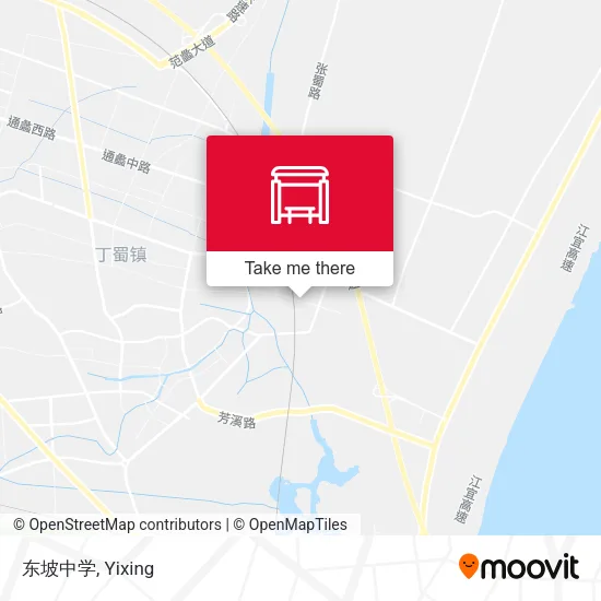 东坡中学 map