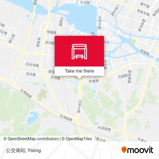 公交南站 map