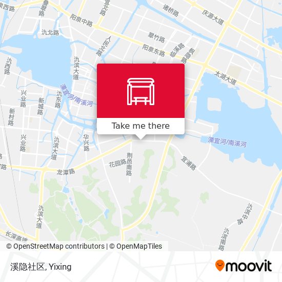 溪隐社区 map