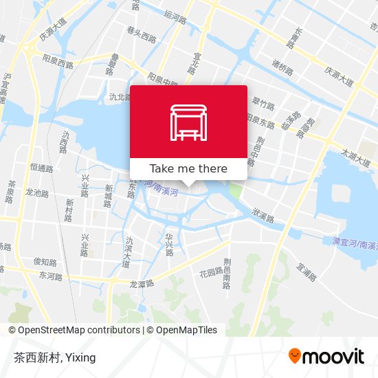 茶西新村 map