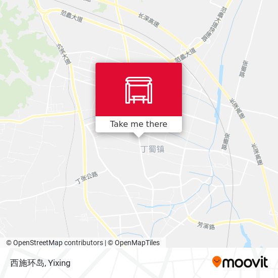 西施环岛 map
