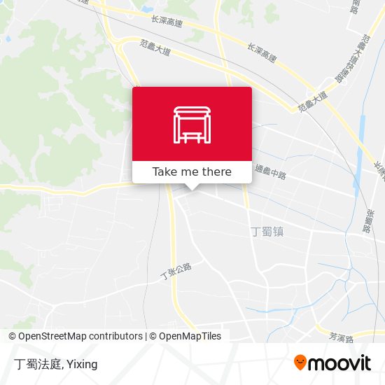 丁蜀法庭 map