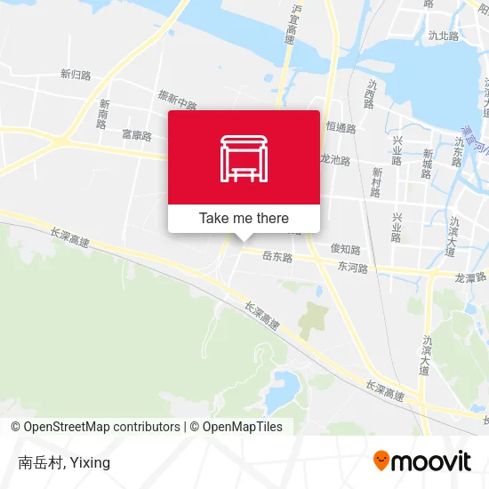 南岳村 map