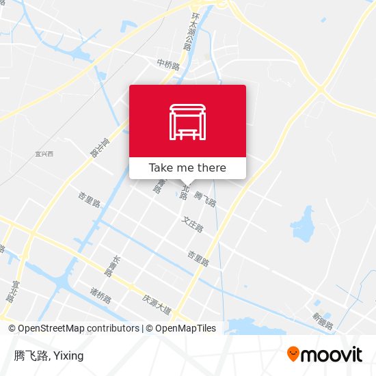 腾飞路 map