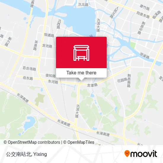 公交南站北 map