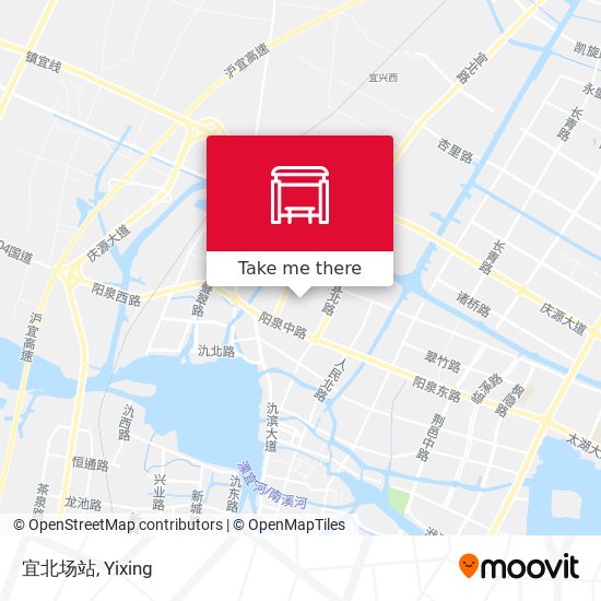 宜北场站 map