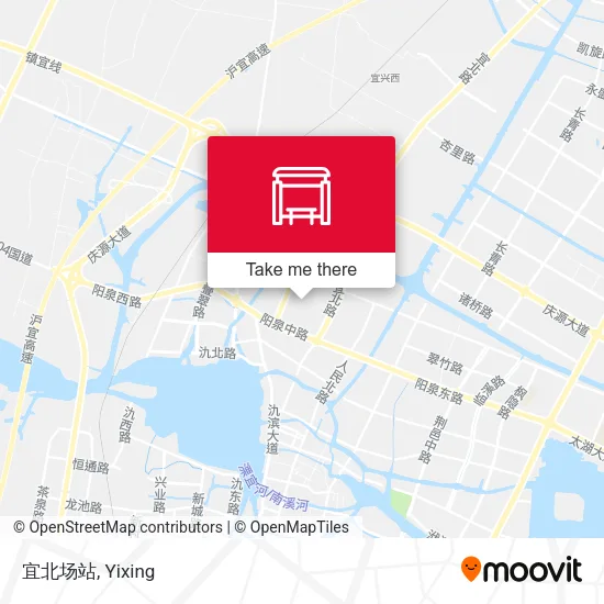 宜北场站 map