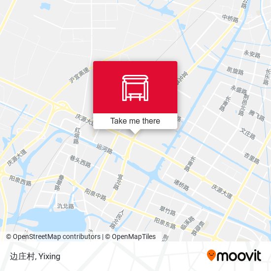 边庄村 map