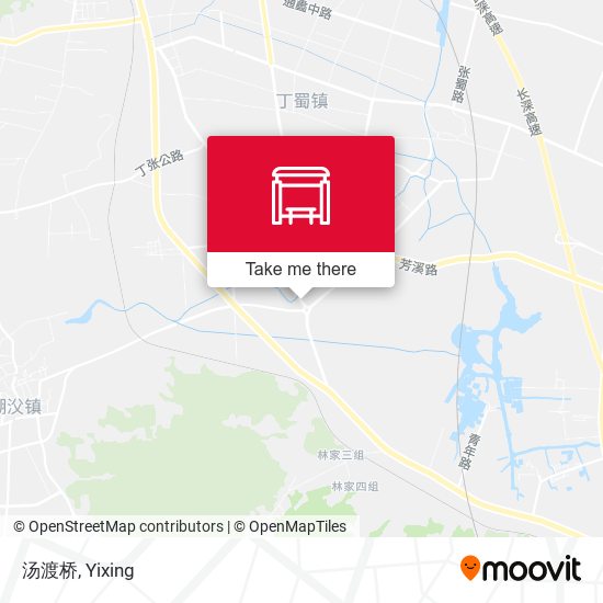 汤渡桥 map