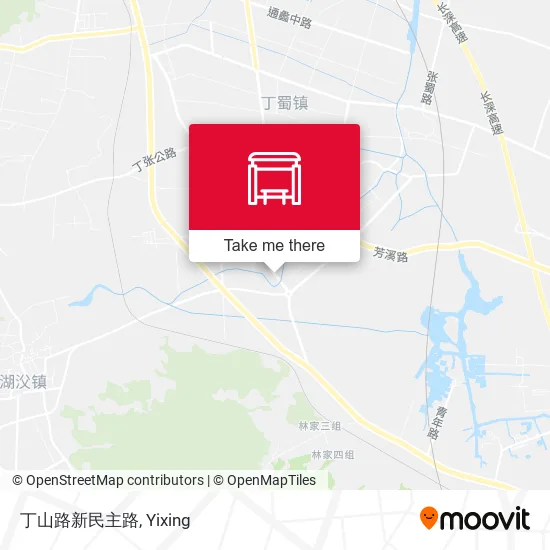 丁山路新民主路 map