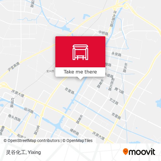 灵谷化工 map