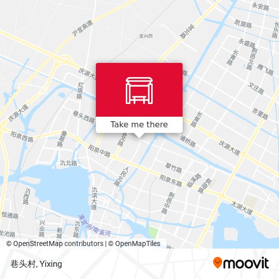 巷头村 map