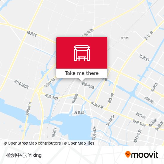 检测中心 map