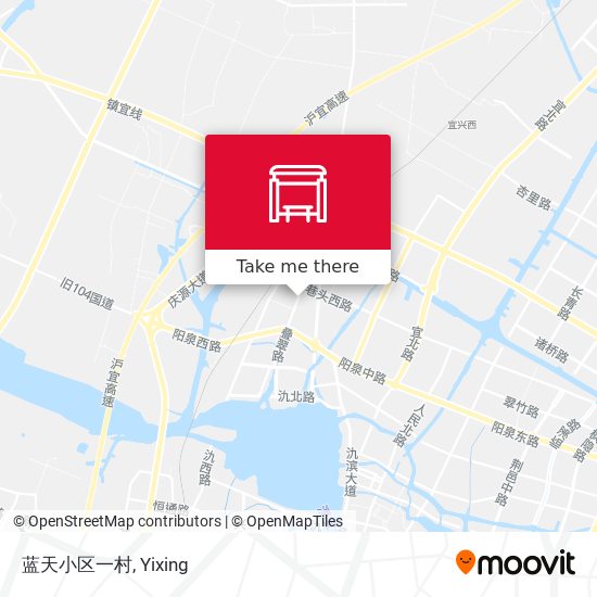 蓝天小区一村 map