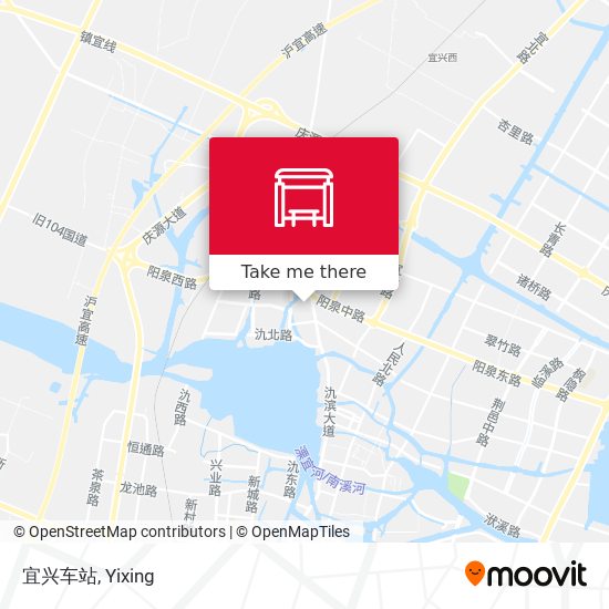 宜兴车站 map