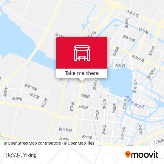 氿滨村 map