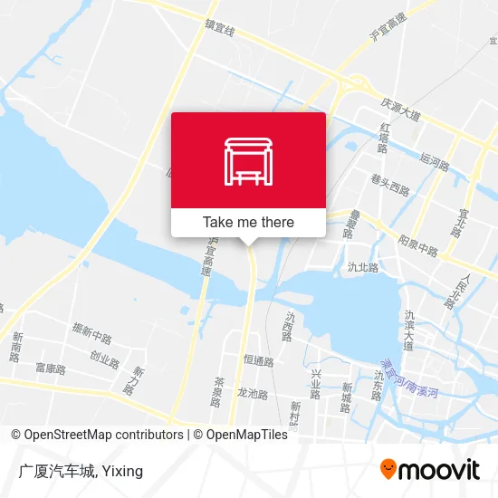 广厦汽车城 map