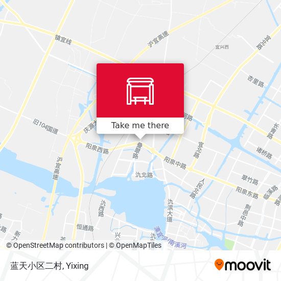 蓝天小区二村 map