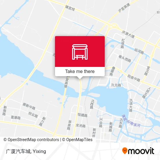 广厦汽车城 map
