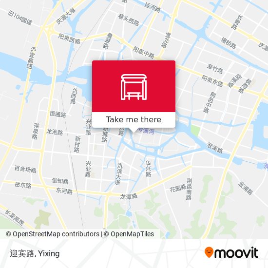 迎宾路 map