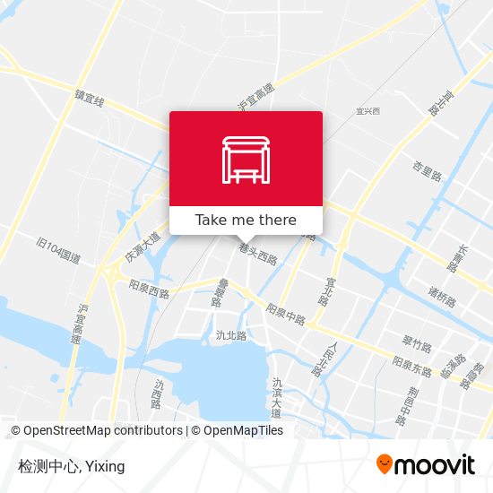 检测中心 map