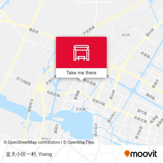 蓝天小区一村 map