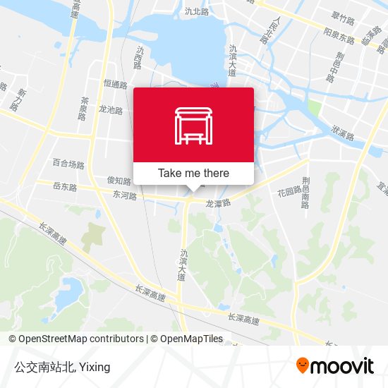 公交南站北 map