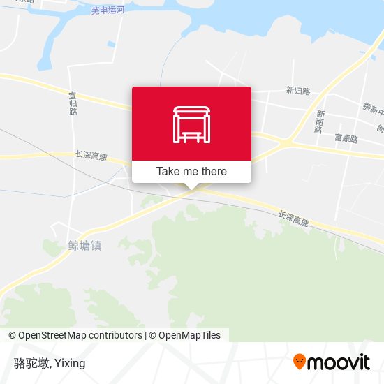 骆驼墩 map